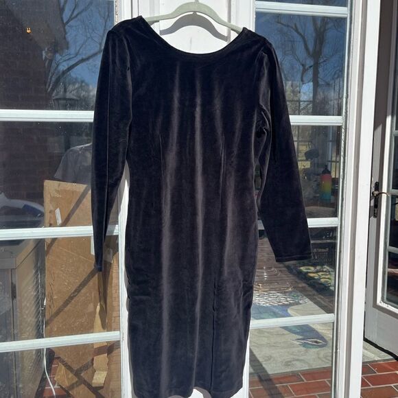 J Crew Scoop Back Sheath Velvet Dress in Italian Made Fabric NWT - Picture 4 of 11